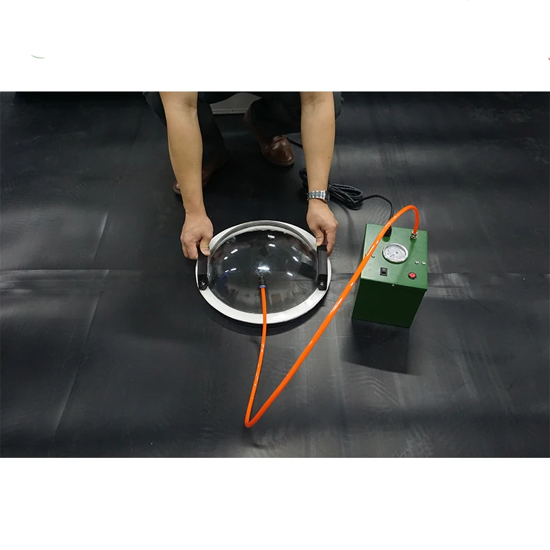 Detector de vazamento a vácuo geomembranas