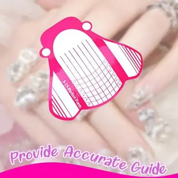 

Nail Extension Tips Form Guide Stickers Professional Home Use 100/500pcs SSwell