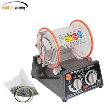 

KT6808 Roller Polishing machine Two-way rotary grinding with 5 speeds & timer from 10-60 minute 45W jewelry tools equipments