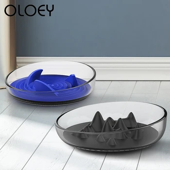 

Useful Anti Choke Pet Dog Feeding Bowls Silicone Volcano Shape Slow down Eating Food Prevent Obesity Healthy Diet Dog Accessorie