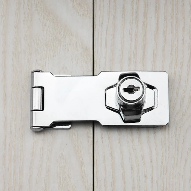 Prime-Line Chrome Silver Stainless Steel Cabinet/Drawer Lock