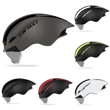 

Cairbull WINGER II MTB Bike Helmet Road Bike Bicycle TT Racing Cycling Safe In-Mold Helmet with Lens