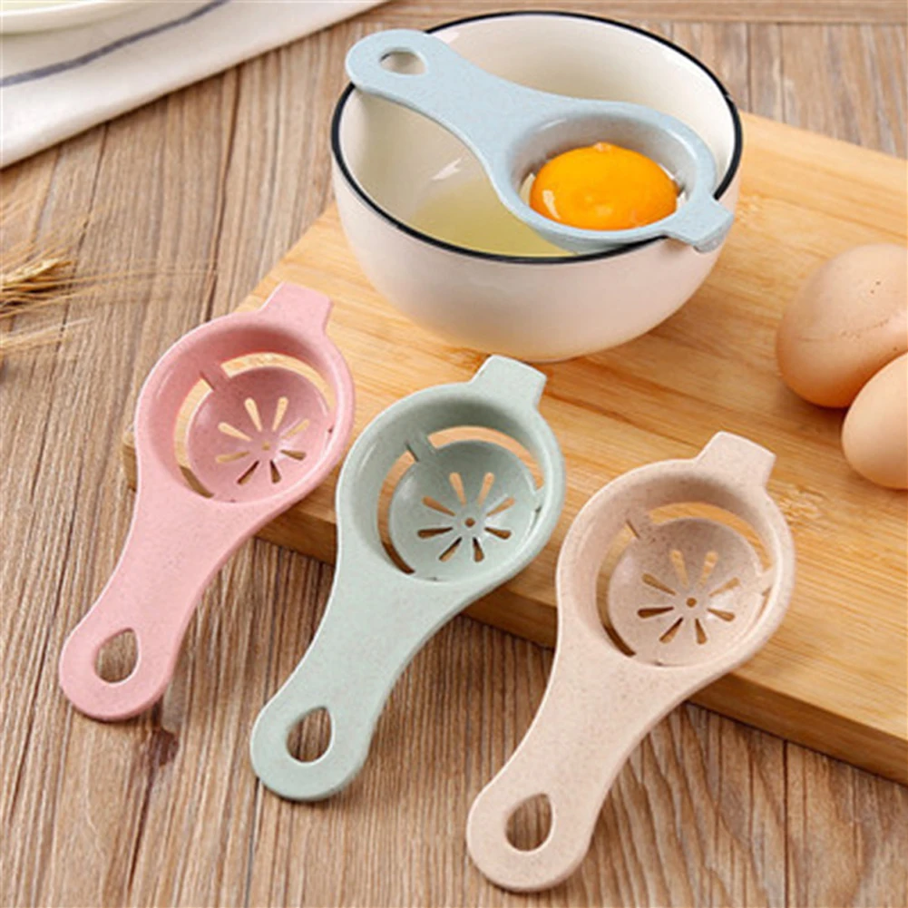 1Pc Egg White Yolk Separator Household Egg Divider Kitchen Cooking Tool Filter Separator Cooking Gadgets Kitchen Supply