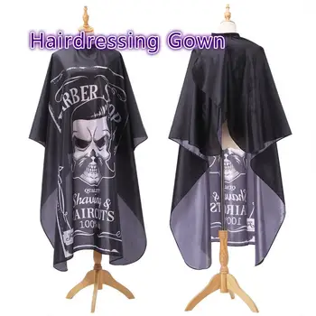 

2020 Creative Salon Hair Cut Hairdressing Gown Barbers Cape Gown Cover Cloth Waterproof Barber Cape Barber Accessories Hair Wrap