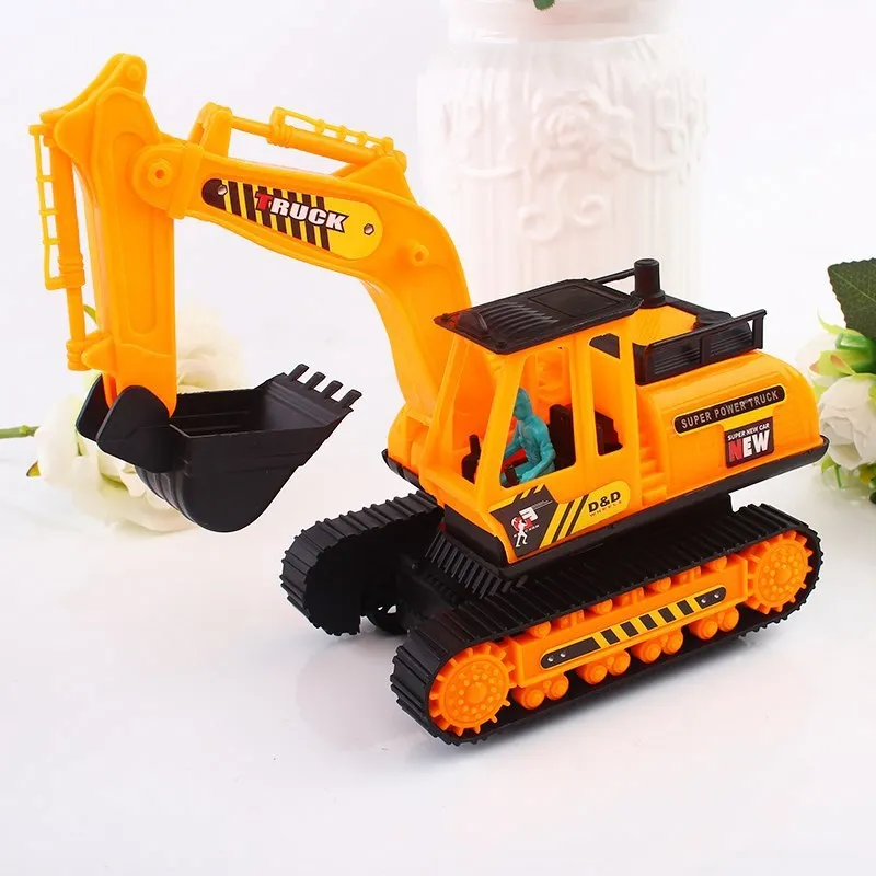 

Excavator Plastic Kids Sliding Children Motorbike Toy Small Model Boy Fun Cartoon Small Boy.
