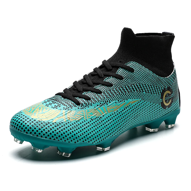 Мужские футбольные бутсы Superfly 7 Elite SE FG CR7 детские футбольные бутсы Роналду футбольные бутсы Tacos de futbol носок 360 вязанный ACC - Цвет: Зеленый
