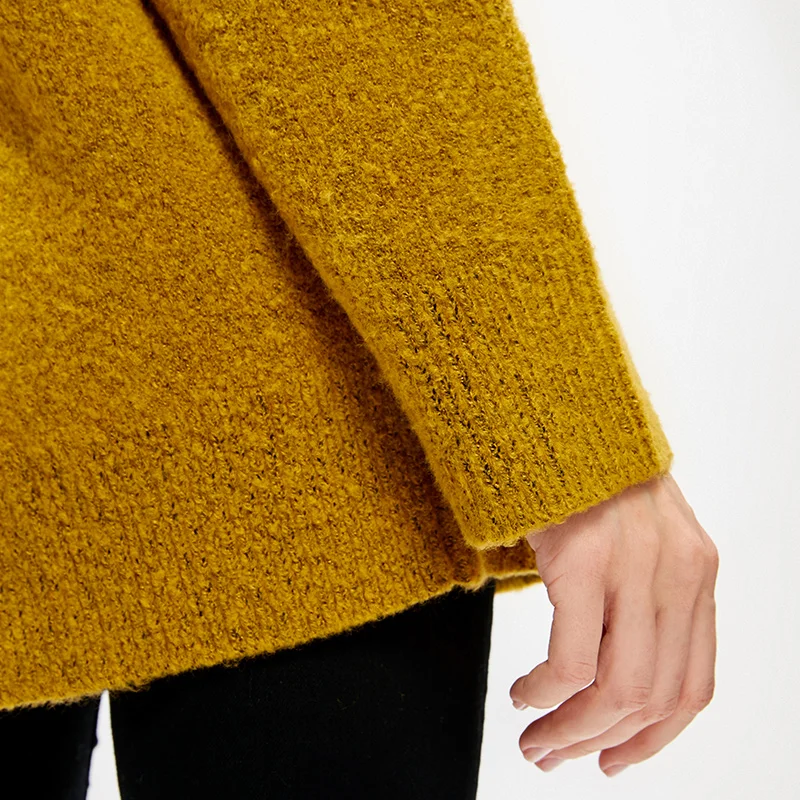 Vero Moda свободный свитер с леопардовым принтом и высоким воротником | 319313573