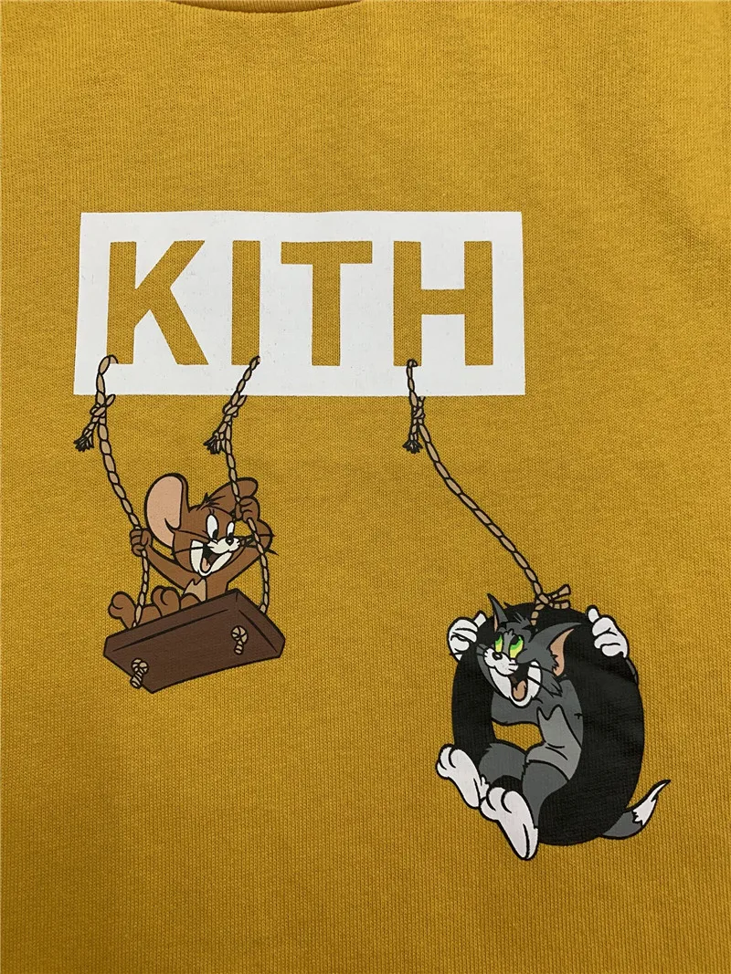 Толстовка с вышитым логотипом Kith BOX для мужчин и женщин, 1:1, высокое качество, черный, красный, розовый, толстовки с капюшоном KITH, пуловер KITH