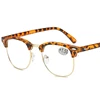 Anti-blue Light Half Frame Farsighted Glasses Male Female Elderly Reader Eyeglasses Magnifier +0.5 +1.0 +1.5 To +4.0 5