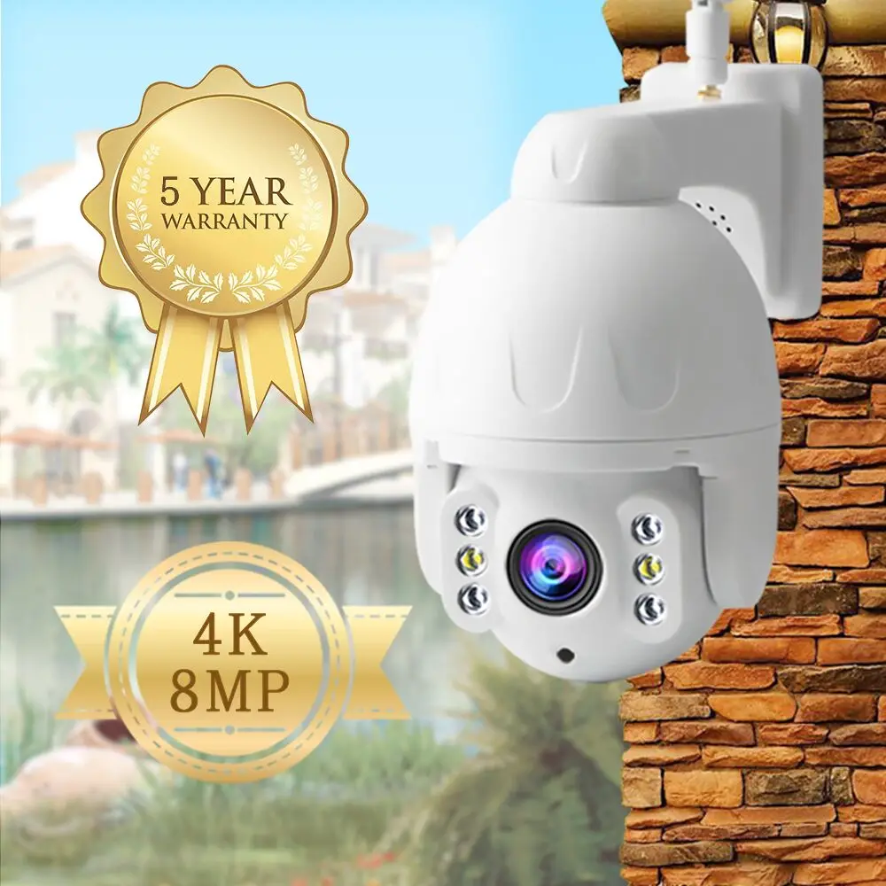 N_eye Smart 8MP 4K Indoor and Outdoor Security Wifi IP Surveillance Camera AI Human Body Detection Waterproof PTZ 360 Panorama |