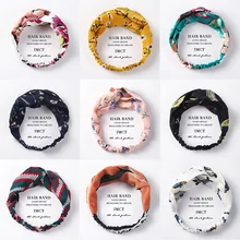 В богемном стиле модные женские туфли резинки для волос, летние платья для девочек с принтом и повязка на голову Винтаж крест тюрбан повязки банданы, повязки для волос, эластичная лента