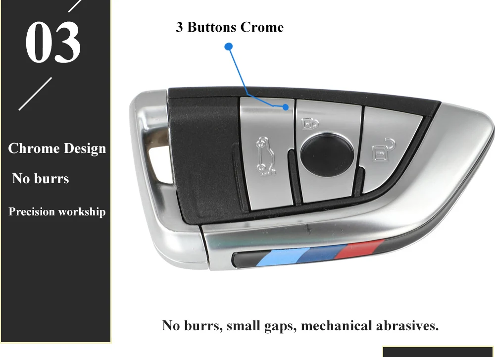 Keyforkess Smart 3/4 pulsanti 433MHz PCF7953P telecomando per auto Keyless Entry fob per BMW F FEM CAS4 CAS4 5 7 serie X5 X6 PCB nero - Hf82130f9f9e94dd9890a92f08c191fa0t
