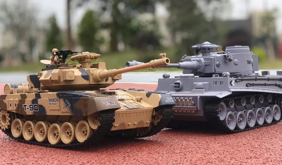 1:18 Масштаб rc Танк Немецкий Тигр leopard 2A6 T-50 rc Танк с дымом и стрельбой игрушки для детей
