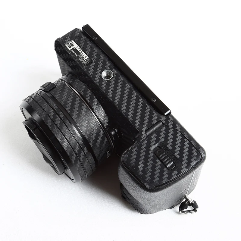 Kit de Filme de Fibra de Carbono Anti-risco Capa Protetora Adesivo de Pele Sony Zve10 A6000 A6400 A6300 A6600 A6500 A6100 - Image 6