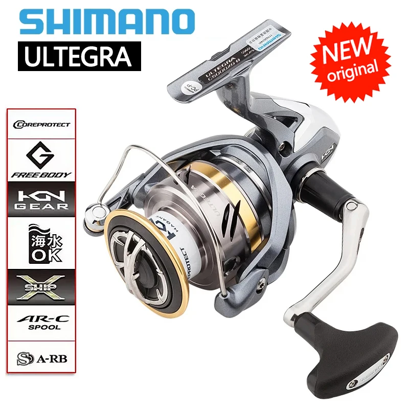 100% Original Shimano ULTEGRA FB Fishing reel 1000/2500/C3000/4000/C5000XG Spinning Fishing Reel X-Ship Saltewater Fishing Wheel