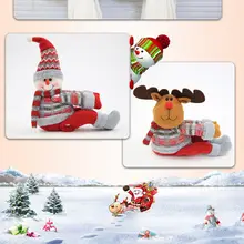 Hebilla de cortina de Navidad de Año Nuevo, decoración navideña de dibujos animados, gancho de sujeción para ventana, dormitorio, decoración del hogar, habitación, Navidad