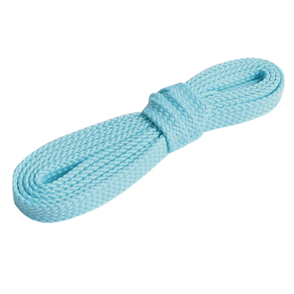 Light Blue 1 пара 13 цветов шнурки Твердые уличные спортивные кроссовки круглые обувные шнурки для шнуровки детские шнурки для взрослых шнурки - Цвет: Light Blue