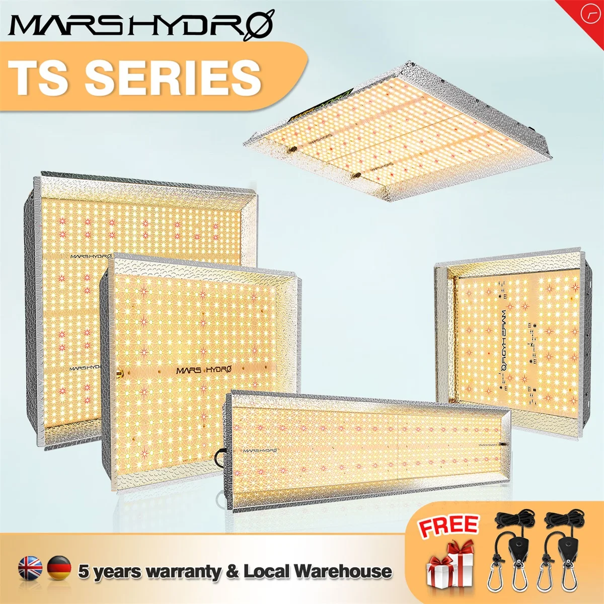 Mars hydro TS 600W 1000W 2000W 3000W полный спектр светодиодный Grow светильник Sunlike HPS заменить