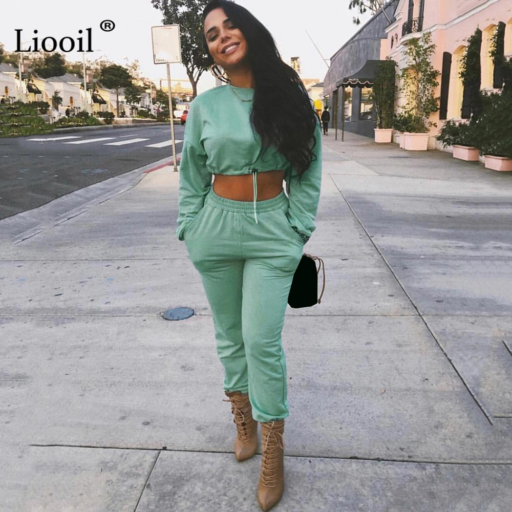 Cheap (Set And Pants Are Sold Separately) Tracksuit Women s Sports Suit Sweatshirt And Sweatpants Jogging Femme 2 Pieces Set Sweatsuit