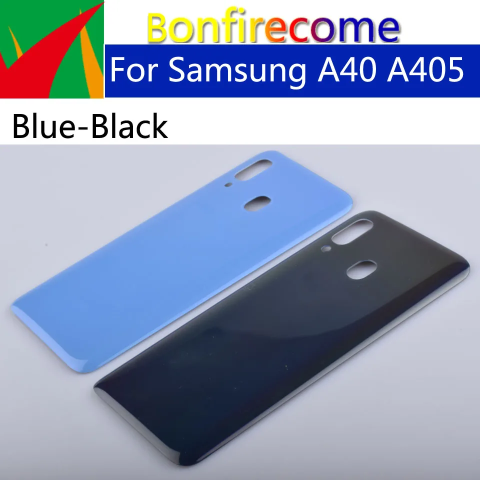 10шт  Лот для samsung Galaxy A40 A405 A405F SM корпус крышка батареи задняя чехол дверь шасси оболочка 2019|Корпусы и рамки