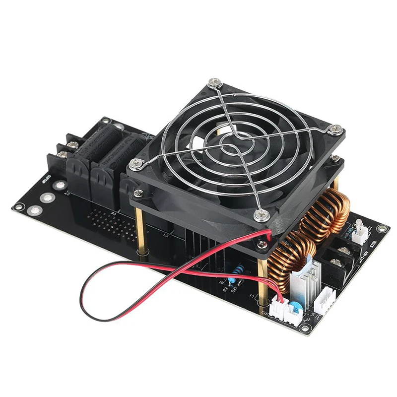 

DC 12V-40V 1000W 20A ZVS Induction Heating Board PCB Module Heater Coil with Fan