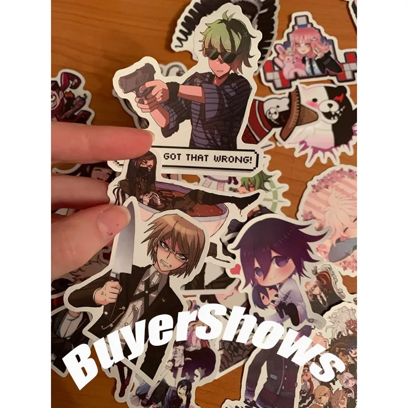 50 шт. наклейки Danganronpa для детей банки гитары холодильника ноутбука автомобиля
