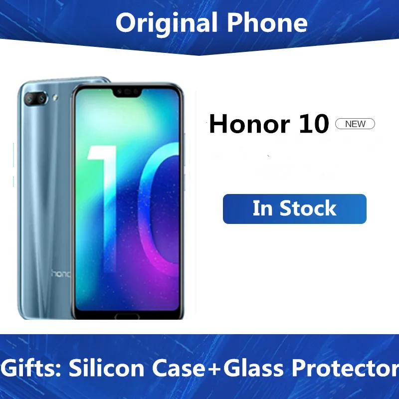 Оригинальный Смартфон Honor 10 экран 5 84 дюйма Android 8 1 Восьмиядерный процессор Kirin 970