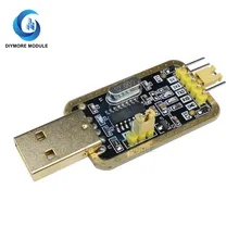 Модуль CH340G преобразователь USB в TTL, адаптер UART, последовательный порт 3,3 В 5 в с подсветкой питания для Arduino