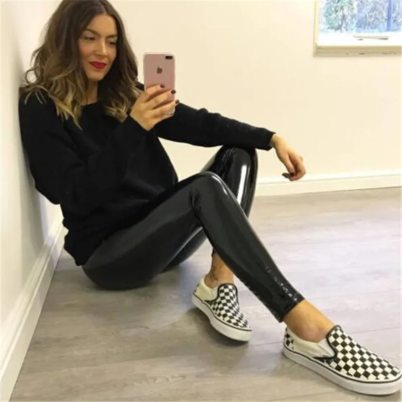 Женские повседневные сексуальные Клубные однотонные черные брюки обтягивающие