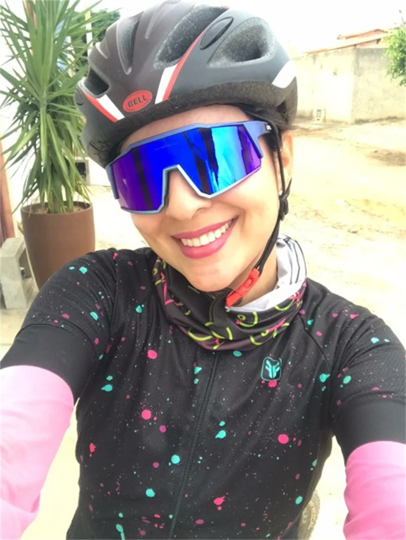 KAPVOE Cycling Glasses Polarized Bicycle MTB Sunglasses Men Women Mountain Bi... 