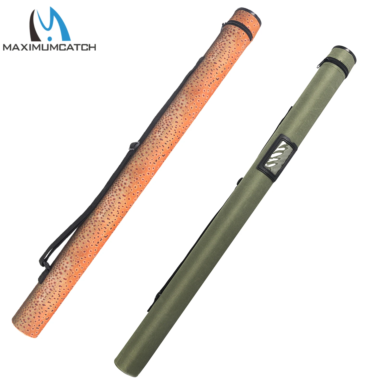 Maimumcatch Fly Fishing Rod Tube Case Cordura Carbon Fiber Multi Color