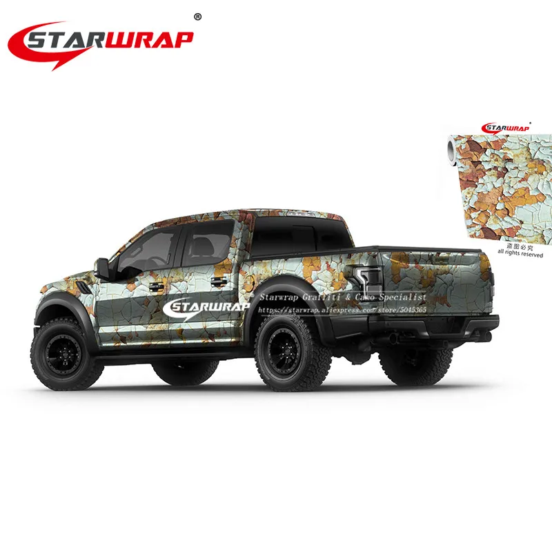 Звезда обертывание Jumbo Camo для салона автомобиля или грузовика тело зеркало заднего вида наклейка камуфляжная Виниловая пленка обертывание воздушный пузырь ПВХ наклейки бомба