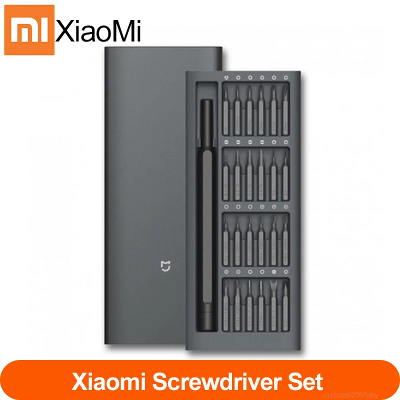 Набор отверток Xiaomi Mijia Wiha комплект из 24 магнитных насадок с алюминиевым кейсом 100%