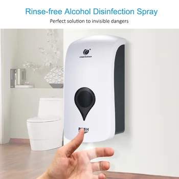 

Alcohol Sanitizer Dispensers for Thin Liquid Wall Mounted Soap Dispenser Spray Type Rinse-free Disinfectanter Soap Dispenser 1L