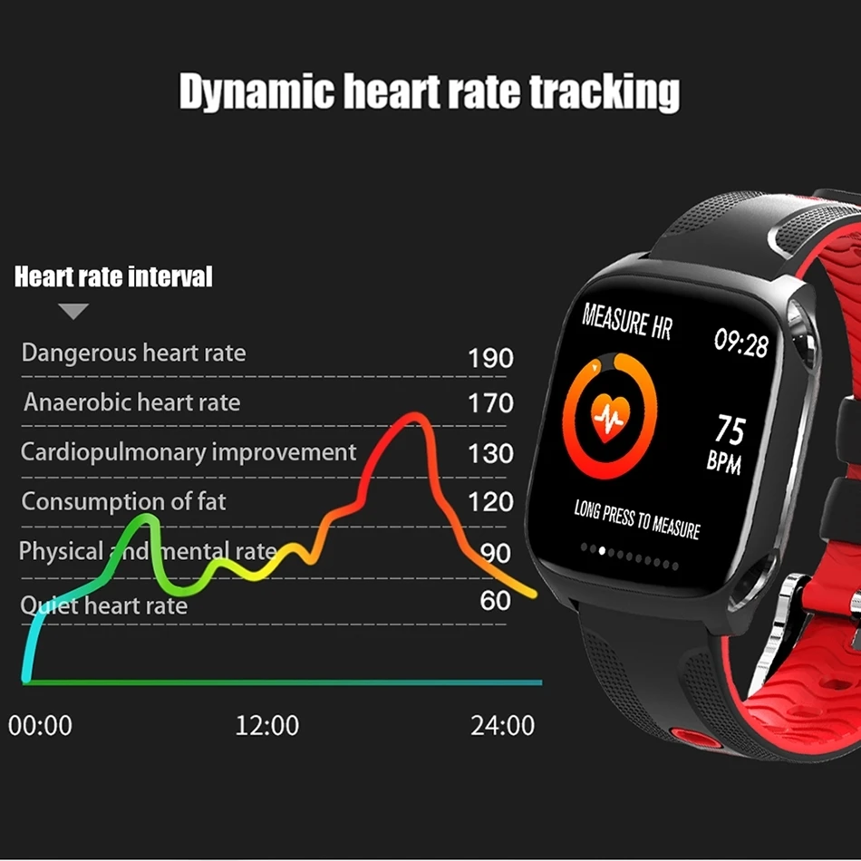 Nennbo Smart Bluetooth Watch Touch Color Screen sensory clock Dynamic Heart Rate Blood Pressure Pedometer Sport Smartwatch QW12