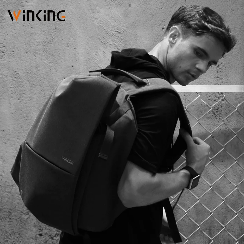 

Kingsons Backpack Men 15.6' Latop Backpack Multifunction Bookbag Hot Sale Waterproof Anti Theft USB Charging Bag Fasion 2020 New