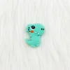 10/pcsSilicone Teether  Food Grade Mini Silicone Dinosaur Beads Baby Animal Teething Beads For DIY  Necklace Chain Accessories 5