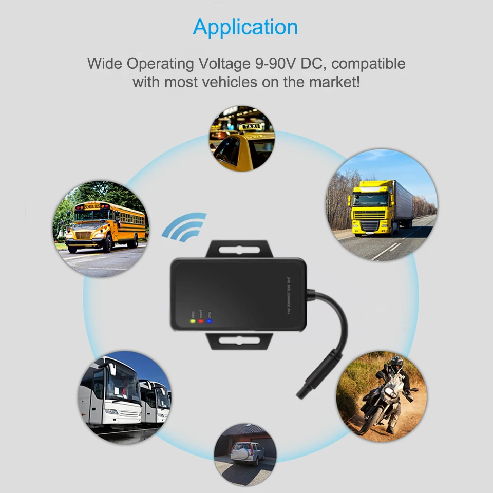 Concox GT08 водонепроницаемый мотоцикл gps трекер Встроенный аккумулятор GSM для