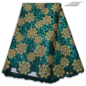 

African Velvet Lace Fabric High Quality Sequins Ghana Lace Fabric Stretch Velvet Lace For Nigerian Evening Party Dress Sew 04