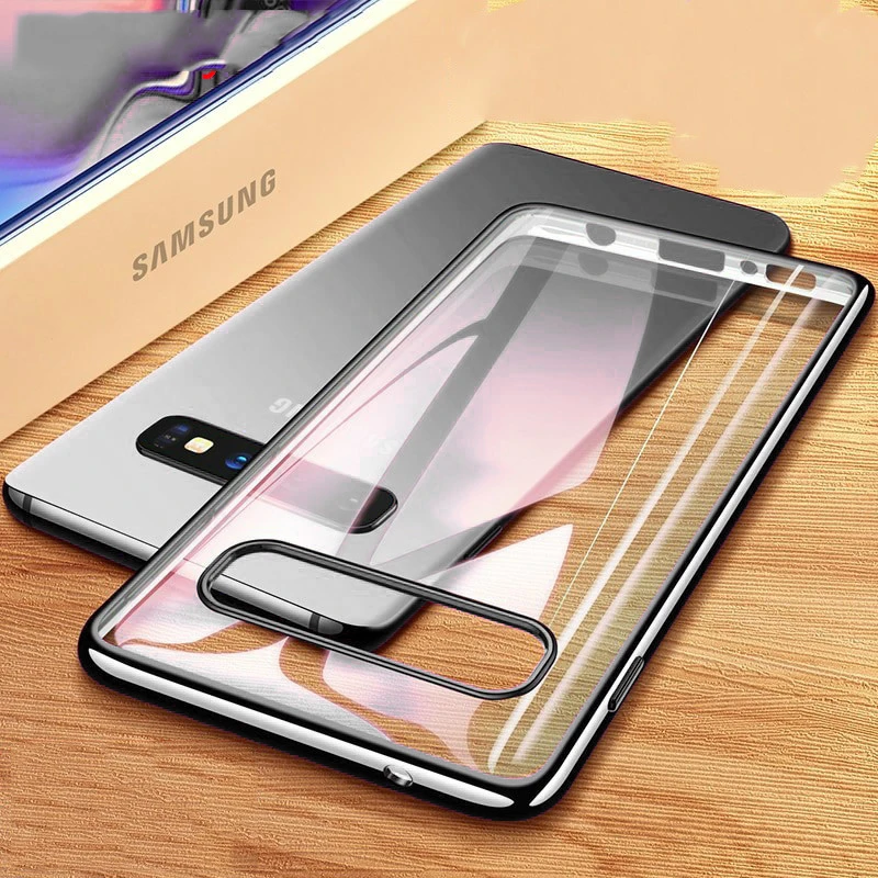 Чехол для Samsung A10 A20 A30 A40 A50 A70 M10 S10e S10 Plus DropProof покрытие прозрачный мягкий TPU чехол