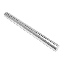 Скалка из нержавеющей стали, антипригарная скалка для теста, печенья, лапши, формы для выпечки 39,8X3,8X3,8 см