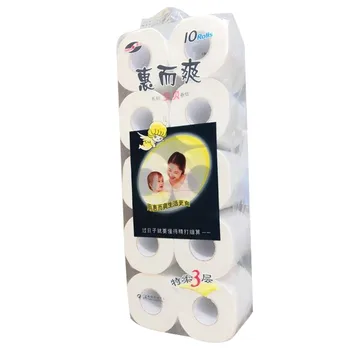 

10 Rolls Paper Hand Towels Toilet Paper Toilet Roll Tissue Napkin Disposable Face Towel Roll Paper Tissue Toilet paper FD