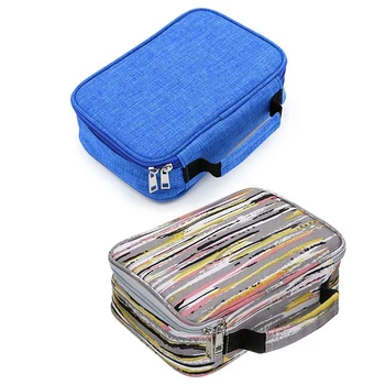 

2 Pcs Office Supplies:1 Pcs 72 Holder Pen Colored Pencil Case & 1 Pcs Kawaii School Pencil Case Penal Canvas Pen Bag Box