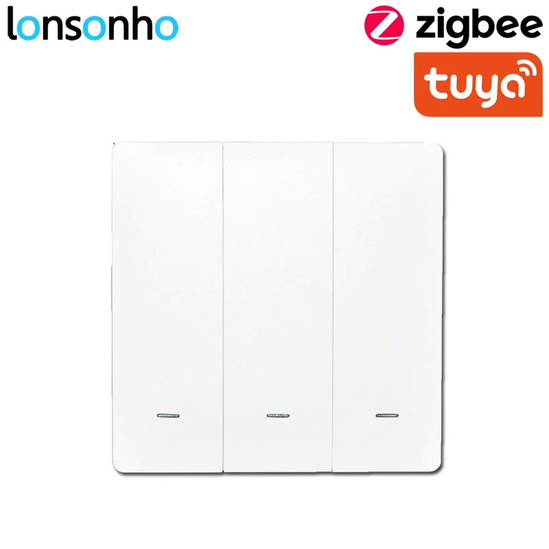 

Lonsonho Zigbee Smart Wifi Switch 1 2 3 Gang EU Button Switches Works With Tuya Zigbee HUB Wireless Remote Control Google Home