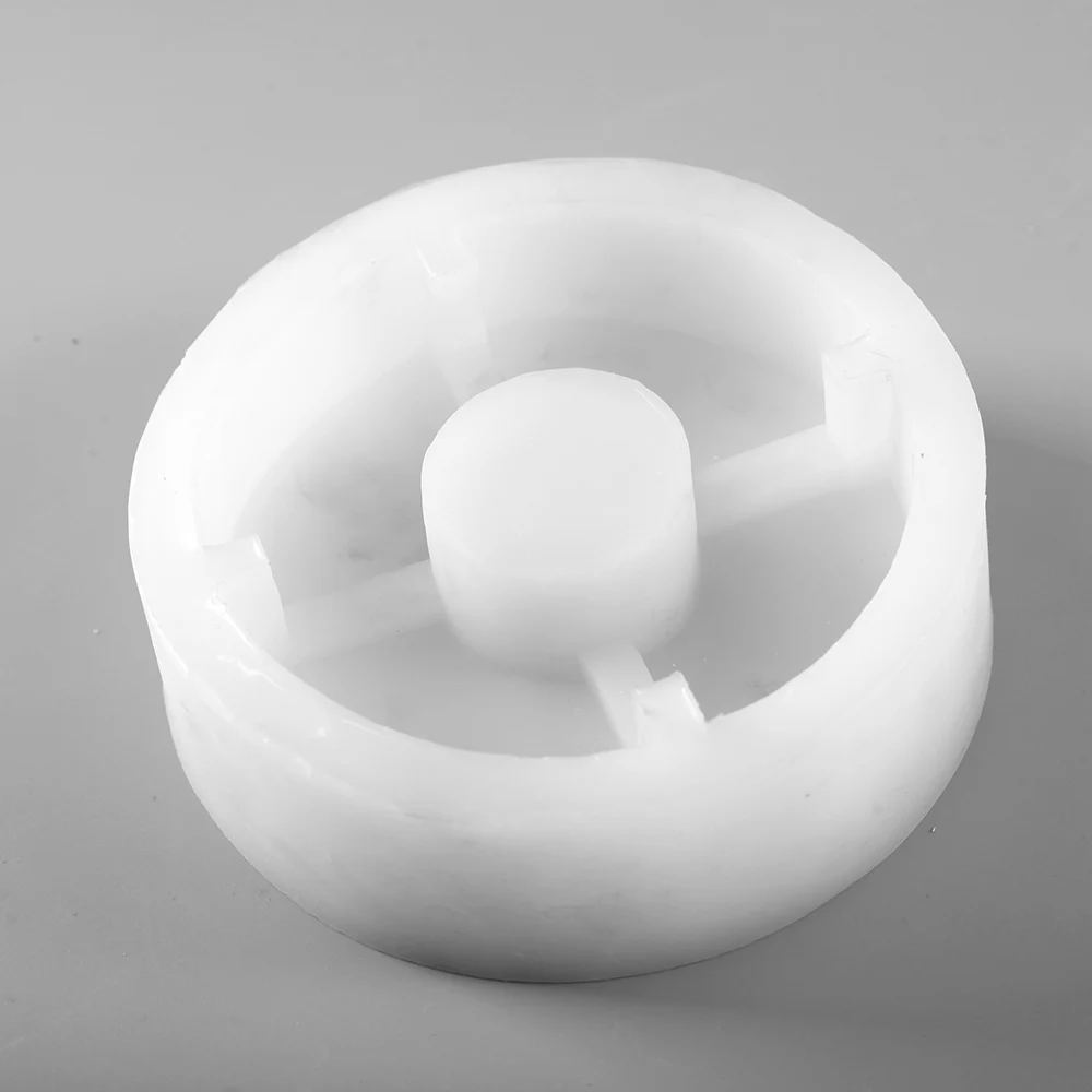 Nicole Concrete Candle Holder Mold Round Cement Candlestick Mould Home furnishing Handmade Making Tool