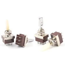 

5pcs/lot KN3-203 Rocker Latching Toggle Switch 6 Pin 3 Positions DPDT 3A/250V Handle Switch 3 Positions Rocker ON-OFF-ON