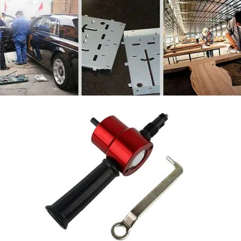 

HSS Double Head Nibble Metal Cutting Sheet Nibbler Saw Cutter Drill Attachments