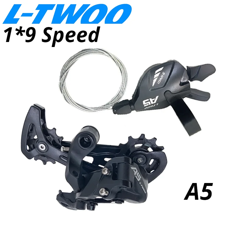 LTWOO A5 1X9 9 Speed Derailleurs Trigger Groupset 9s 9v Shifter Lever 9 Speed Rear Derailleur