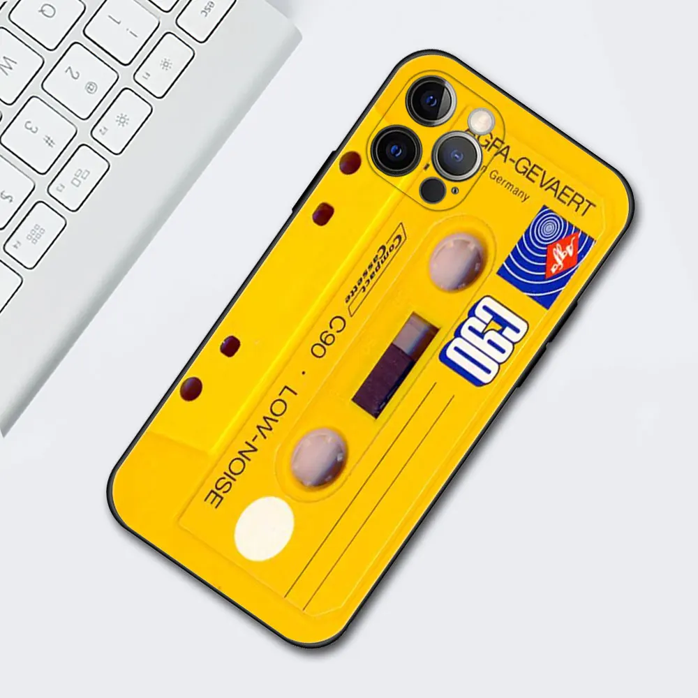 Magnetic Radio tape Cassette Phone Case for iPhone 13 Pro 12 Mini 11 Pro Max XR X 7 8 6 6S Plus XS Max 5S SE 2020 Cover Coque iphone 13 pro max case