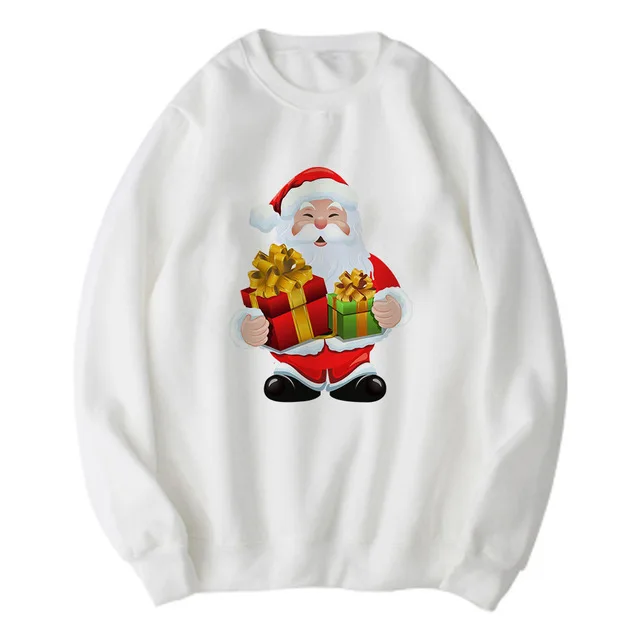 

Hot sale solid color Christmas ladies hoodie autumn and winter street fashion women's pullover fashion oversized sweatshirt